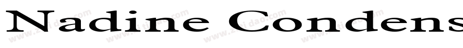 Nadine Condensed Normal字体转换
